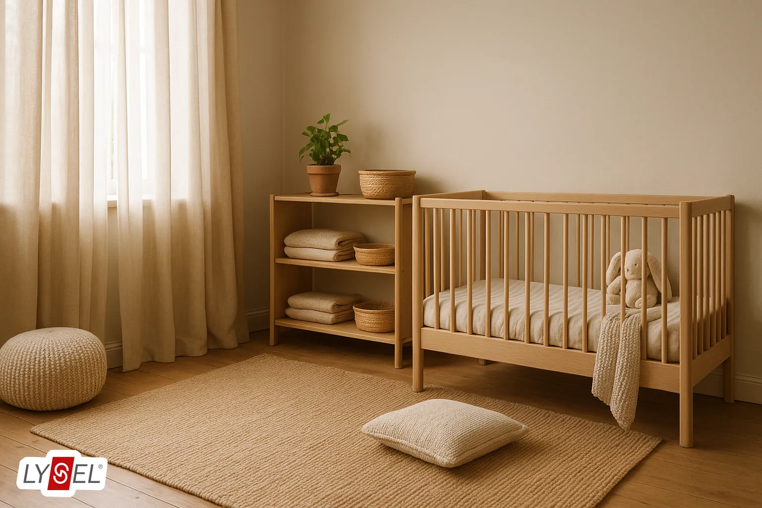 Nachhaltiges Kinderzimmer mit schadstoffarmen Textilien